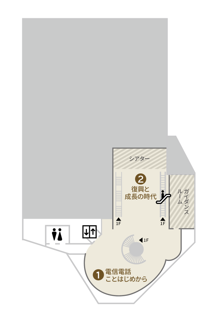 地下一階フロア図