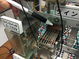 ホコリあった箇所の写真