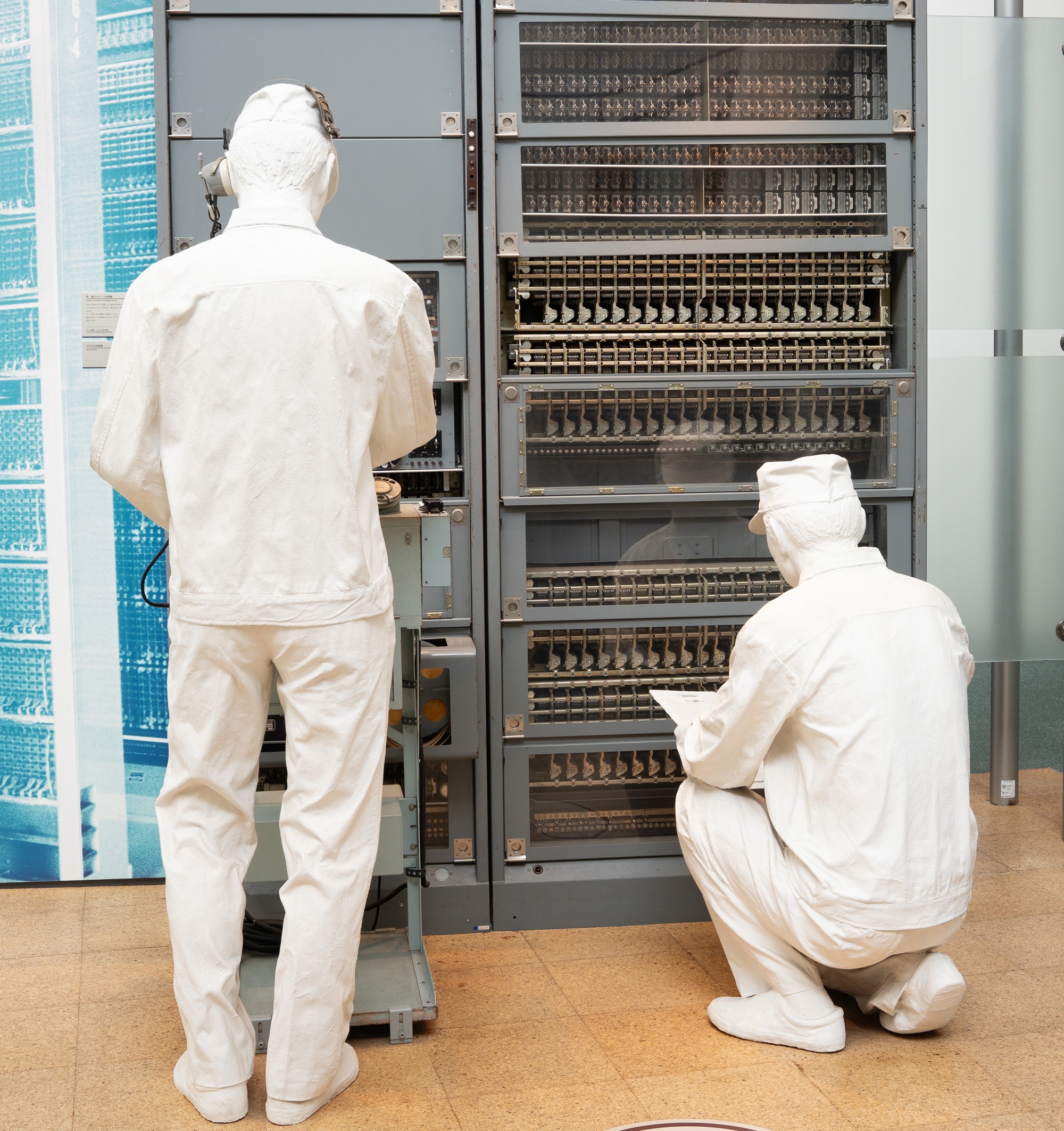 クロスバ交換機の写真