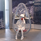 ワイヤレス電話の展示写真