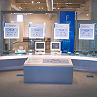 さまざまなターミナルの展示写真