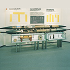 海底中継器CS36M方式(下)、FS400M方式(上)の写真