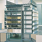 D70交換機時代の通信用建物(模型)の写真