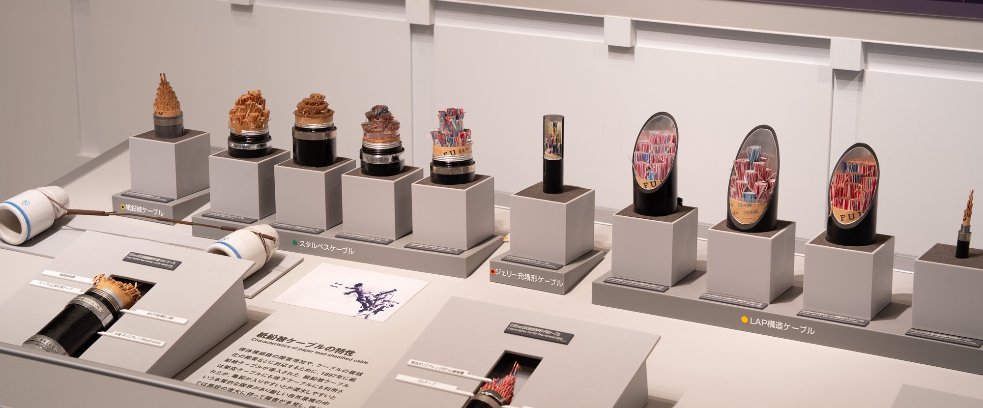 メタリックケーブルの進歩の写真