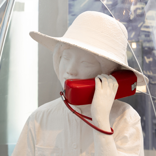 国博覧会におけるワイヤレステレホン