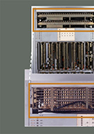 米ケロッグ社製のクロスバ交換機の画像一部