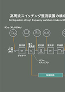 高周波スイッチング整流装置の構成の展示パネルの一部