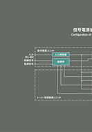 通信号電源装置の構成の展示パネルの一部