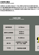 分岐管の構造のPDF画像の一部