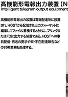 高機能形電報出力装置(NPR)のPDF画像の一部