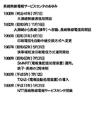 長崎無線電報サービスセンターのあゆみのPDF画像の一部