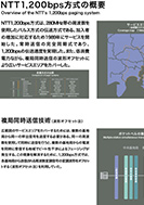 NTT1,200bps方式の概要のPDF画像の一部