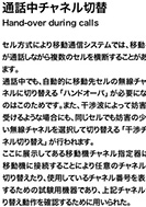 通話中チャネル切替のPDF画像の一部