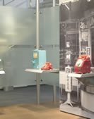 公衆電話の展示パネル画像の一部